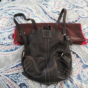 Coach backpack purse